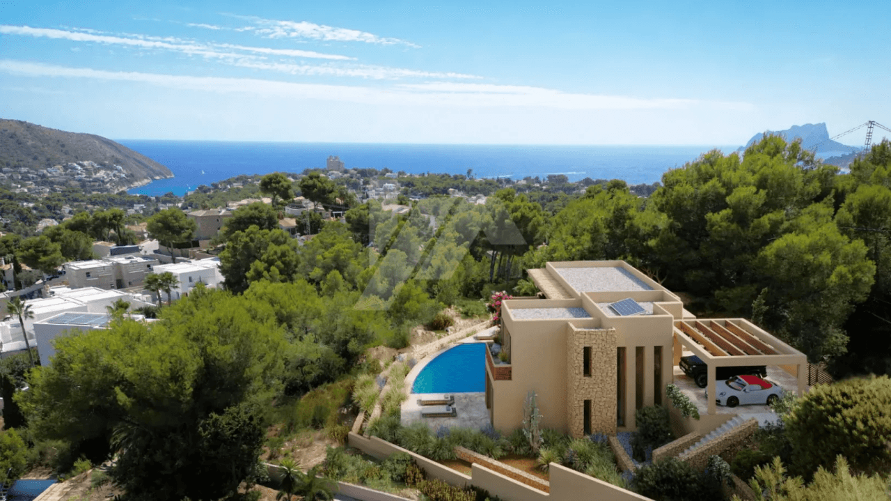 Villa en venta en el Portert, Moraira, Costa Blanca.