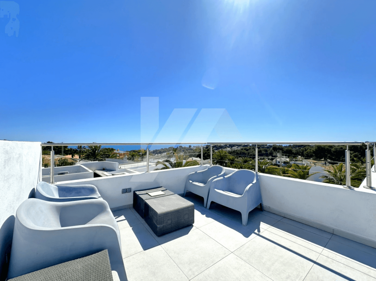 Villa con vistas al Mar en venta en Moraira, Costa Blanca.